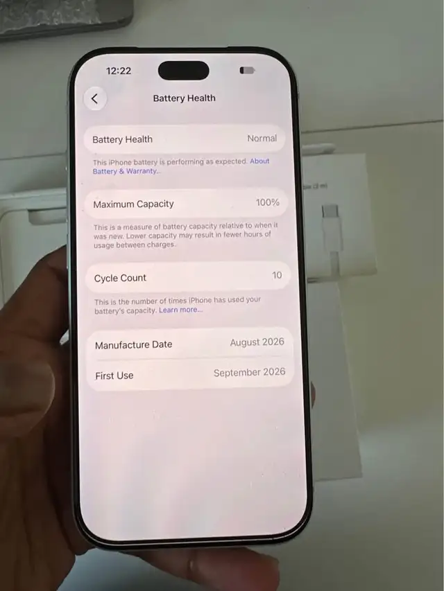 iPhone 18 Pro 256GB 100% btry + AirPods Fast Charger & Delivery | Cell ...