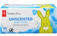 New 600 Baby Wipes Unscented