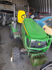 John Deere tractors and equipment