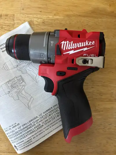 Best of Best M12 Fuel Hammer Drill, Sells $257. 3404-2, View more