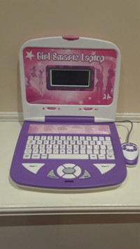 WinFun Girl Smarts Laptop Learning System Bilingual Pink