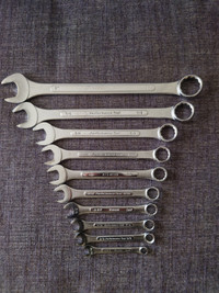 Various SAE Combo Wrenches