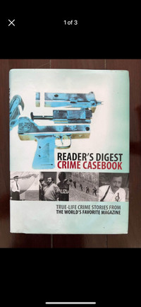 Readers Digest Crime Casebook True Life Cases Hard Cover Book