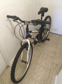 For sale is an 18-speed, 26 Granite Huffy Mountain Series bike