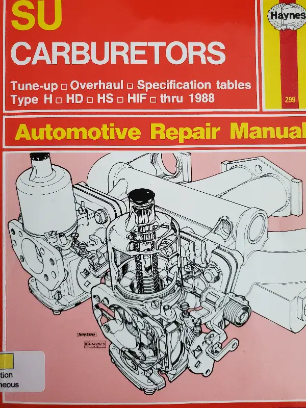 SU CARBURETORS REPAIR MANUAL in Non-fiction in Edmonton - Image 2