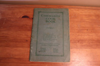 Community Cook Book 1931 - Women's Institute - Paris, Princeton,