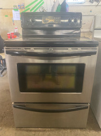  Frigidaire stainless steel glass blacktop Stove