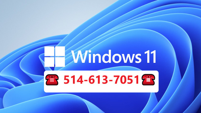 ☎️-514-613-7051-☎WINDOWS 11  INSTALLATION ,FORMATAGE.50$ dans Services (Formation et réparation)  à Ville de Montréal