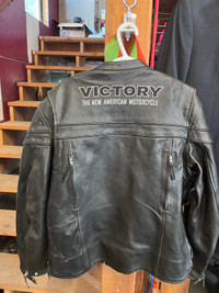 Victory leather motorcycle jacket 