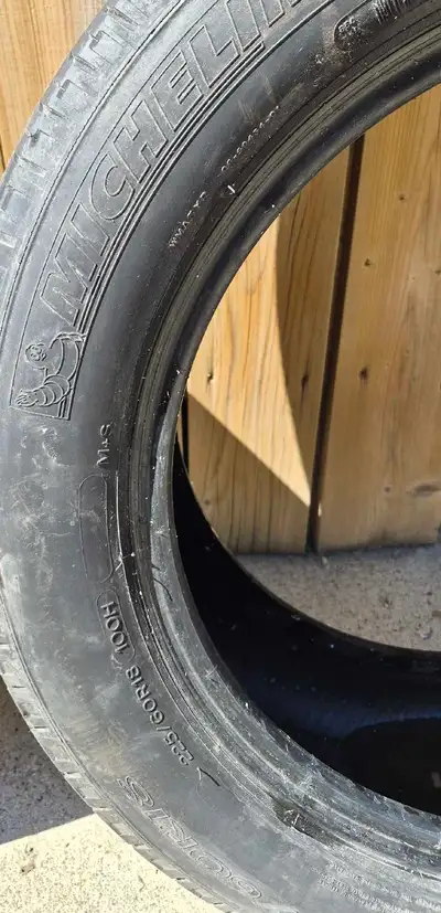 4 Michelin Tires 225/60R18 – From Lexus – $250 OBO Set of 4 used Michelin tires, size 225/60R18. Cam...