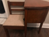 Small (telephone) table with seat $50 obo