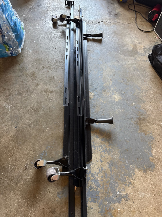 King bed frame and bow spring in Beds & Mattresses in Woodstock