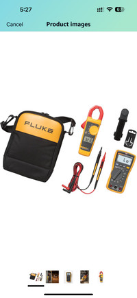 Fluke Fluke-117/323 Kit Multimeter and Clamp Meter Combo Kit