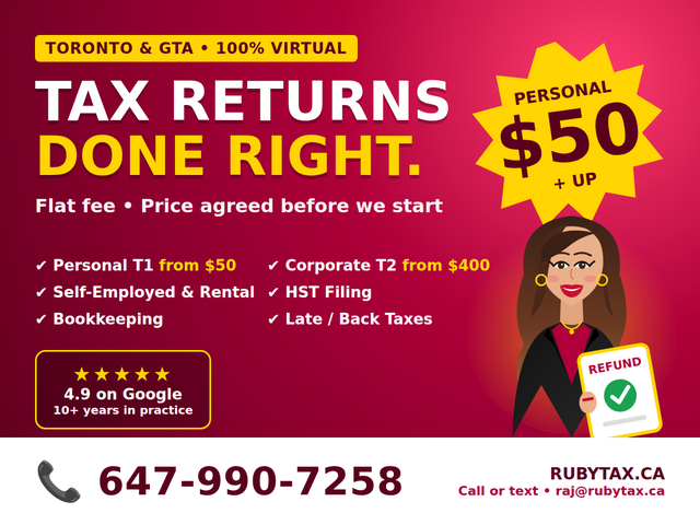 Tax Returns from $50 – Personal, Self-Employed & Corporate