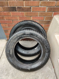 Michelin X-Ice 195/65R15 Pair of tires with 60% tread left
