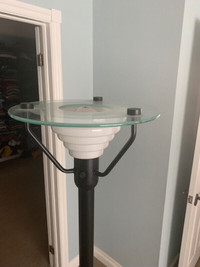 Standing Lamp, black and glass