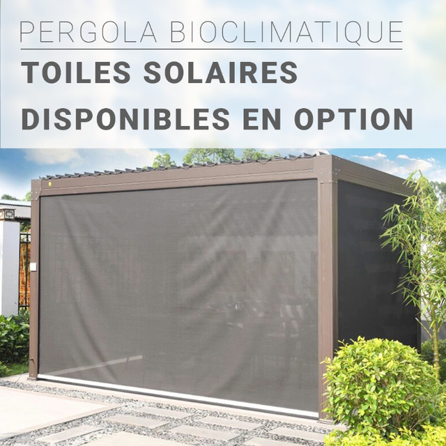 Pergola en aluminium bioclimatique de haute qualité dans Mobilier pour terrasse et jardin  à Longueuil/Rive Sud - Image 4