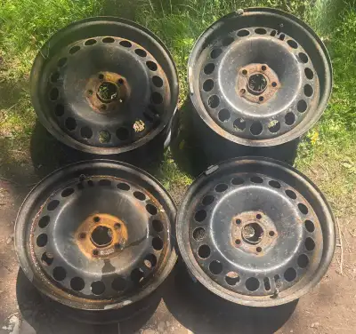 6.5Jx16H2. 5 Bolt steel rims up for sale. Asking $100 for the set For more information please text m...