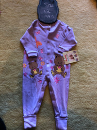 Brand New Snugabye Purple Baby Sleeper - purple/bears