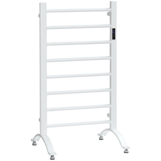8-Bar Bathroom Heated Towel Rail with Built-in Timer in Other in Markham / York Region - Image 2