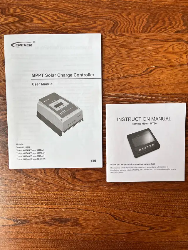 EPEVER MPPT Solar Charge Controller w/ Remote579210546585937921