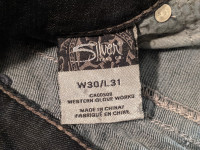 Women's Silver Blue jeans. Like new. Size W30,L31