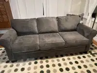 Dark grey couch 