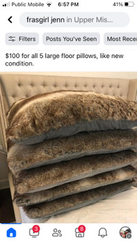 5 floor pillows
