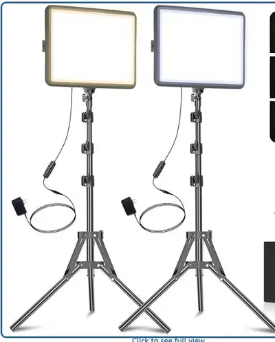NiceVeedi NV-12MP LED Video Light Kit (like new), View more