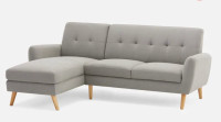 Left-facing sectional sofa - Structube "FANY"