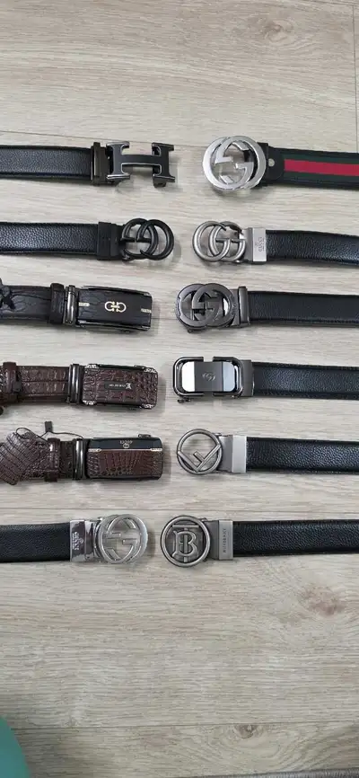 Men branded belts/ each is 40$ ,2 for 75$ , View more