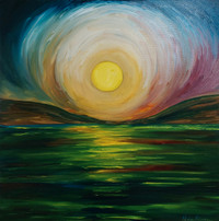 Original Oil Painting - Sunset Magic