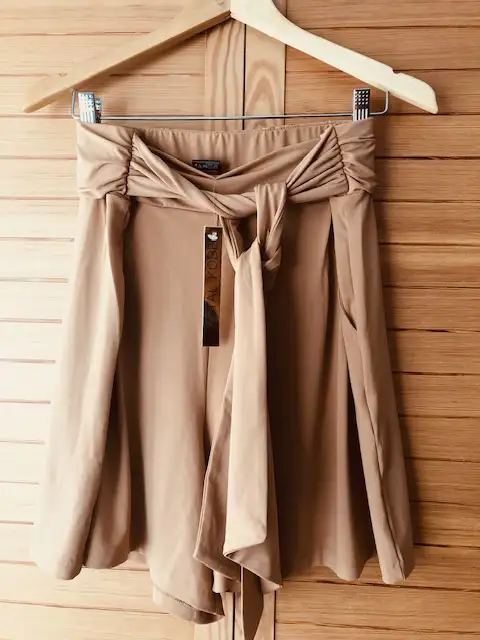 NEW Knit Shorts by Crystal Kobe with tag Flowing Camel Cruise XL in Women's - Bottoms in Delta/Surrey/Langley - Image 2