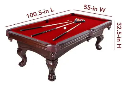 Table de billard Hathaway Augusta 8 pieds in Toys & Games in Granby - Image 5