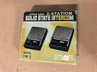 New CM-3 2-Station Solid State Intercom