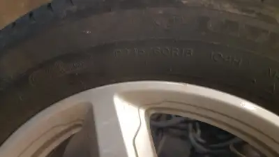 Set of 4 Winter Wheels off a 2013 Ford Explorer. No plugs or repairs. Rim size is 18" with bolt patt...
