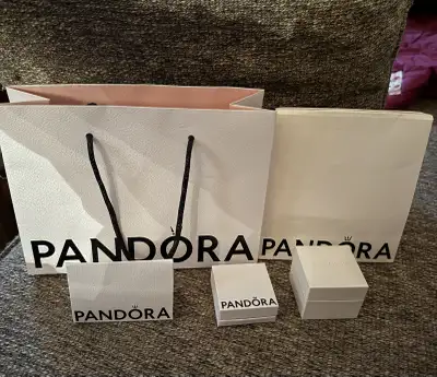 Group of Pandora boxes and Bags (5 Items total), View more