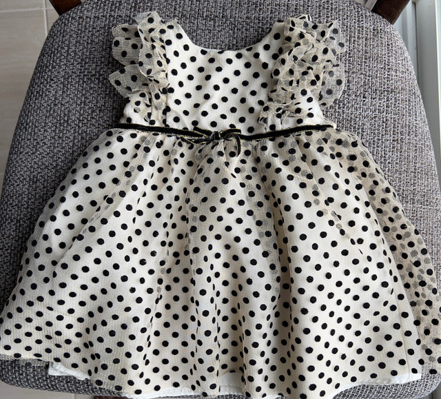 Gold Polka Dot Dress in Clothing - 6-9 Months in Stratford