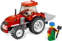 LEGO CITY 7634 TRACTOR , USED ,100 % COMPLET. WITH INSTRUC.