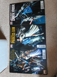 Star Wars Scot Campbell variant covers- Star Wars 1 signed x 2