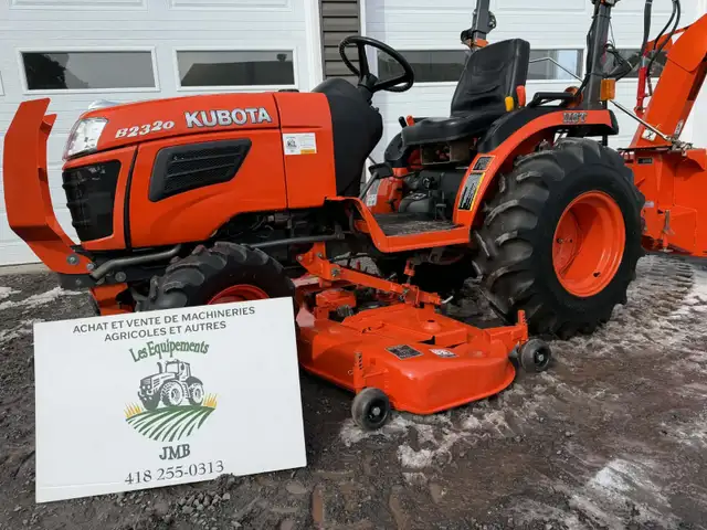 Tracteur KUBOTA B2320 2008   tondeuse   souffleuse in Other in Victoriaville - Image 4