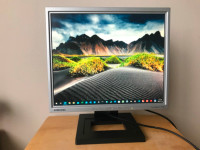 Samsung Syncmaster 17” LCD Computer Monitor Power Cord VGA Cable