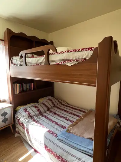 solid wood double bunk bed, View more
