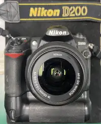 Nikon D200 with battery grip 