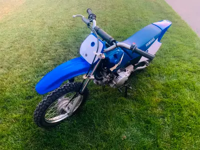 2000 TTR 90. Barely used over the years. Runs great. Fuel tank has hairline crack that leaks when fi...