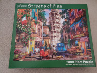 1,000 Piece Jigsaw Puzzle Streets of Pisa