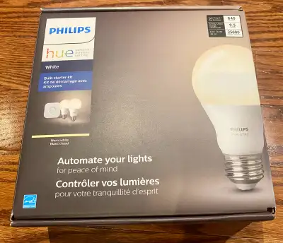 Philips hue two 2 white bulbs