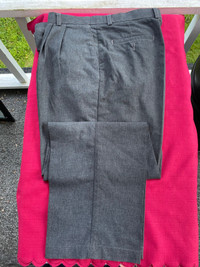 Men’s Business Grey Docker Pants, Size 38 x 30