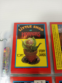 1986 Little Shop of Horrors Complete Trading Card  Sticker Set
