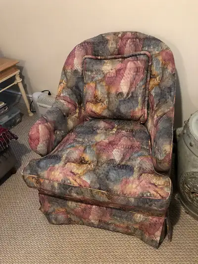Upholstered tub chairs with additional cushions, View more